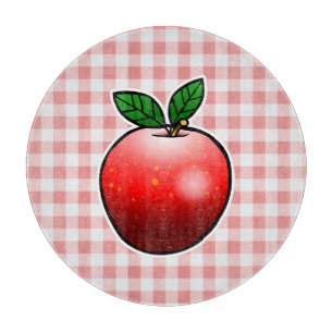 Tabla De Cortar Manzana Roja Dulce