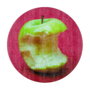 Tabla De Cortar Manzana verde