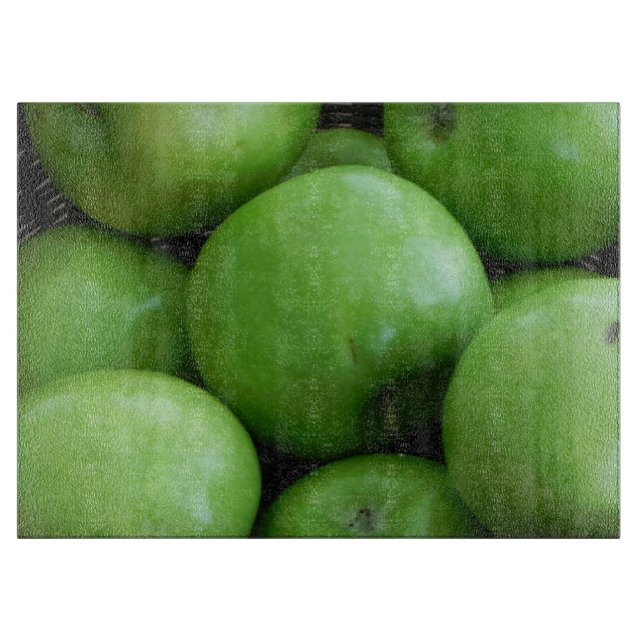 Tabla De Cortar Manzanas verdes (Anverso)