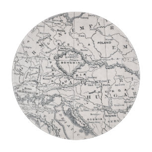 TABLA DE CORTAR MAPA: ALEMANIA Y AUSTRIA