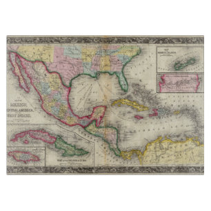 Tabla De Cortar Mapa de México, America Central