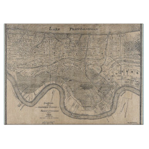Tabla De Cortar Mapa de Nueva Orleans