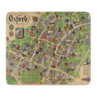 Mapa de Oxford, Inglaterra (ferrocarriles
