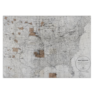 TABLA DE CORTAR MAPA: RESERVAS, 1888