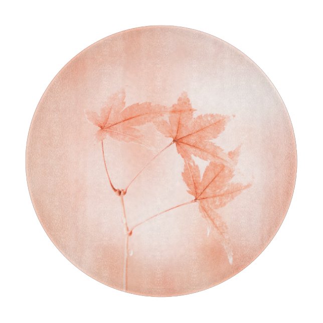 Tabla De Cortar Maple japonés deja su Naranja (Anverso)