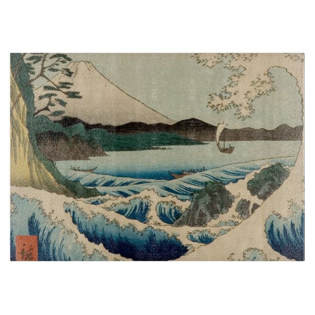 Tabla De Cortar Mar de Satta Hiroshige (Anverso)