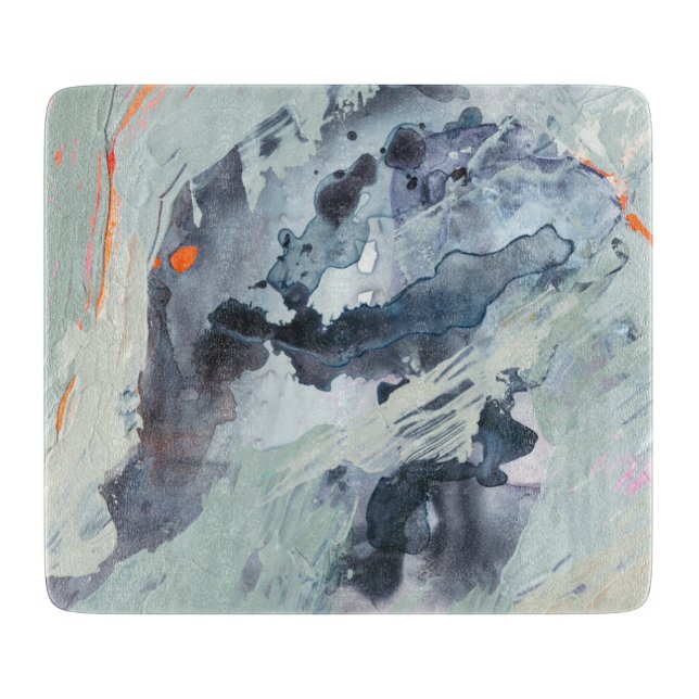 Tabla De Cortar Mar polifónico - Azul (Anverso)