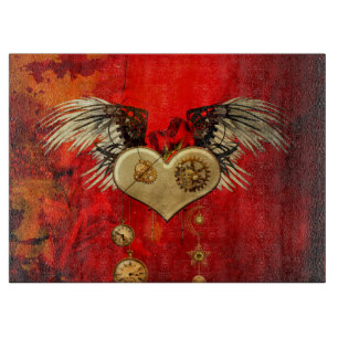 Tabla De Cortar Maravilloso corazón de steampunk