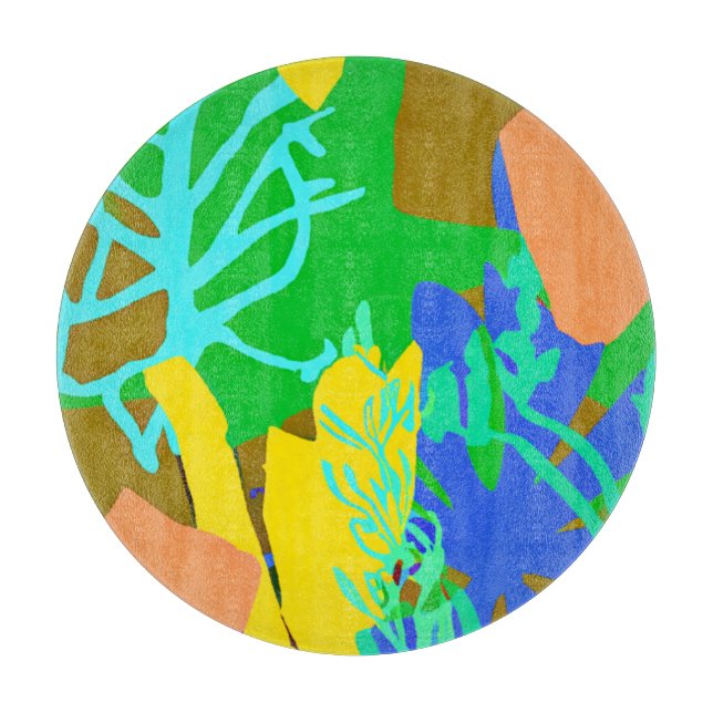 Tabla De Cortar Maravillosos Patrones Oceánicos. ¡Hazte con una en (Anverso)