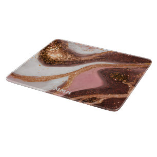 Tabla De Cortar Marble acuarela para