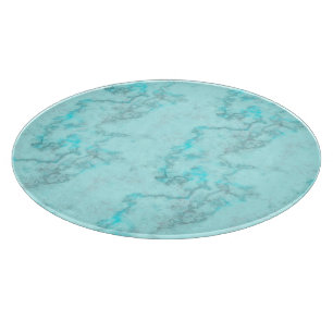 Tabla De Cortar Marble azul