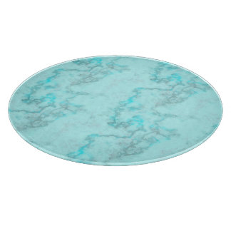 Tabla De Cortar Marble azul