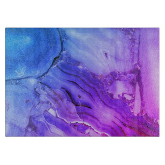 Tabla De Cortar Marble púrpura exótico