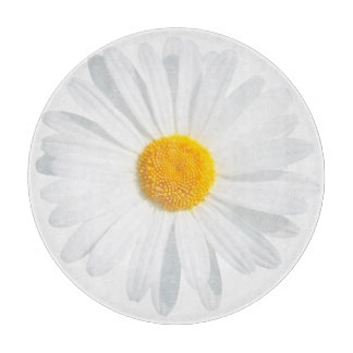 Tabla De Cortar margarita blanca