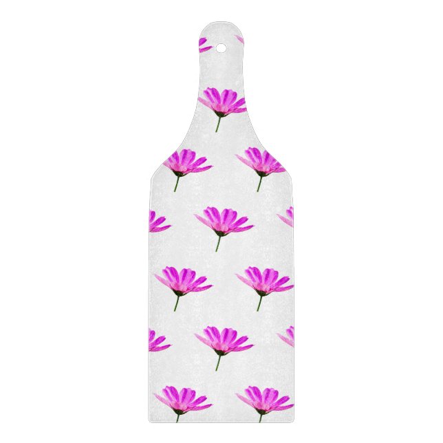 Tabla De Cortar Margarita Rosa   (Anverso)