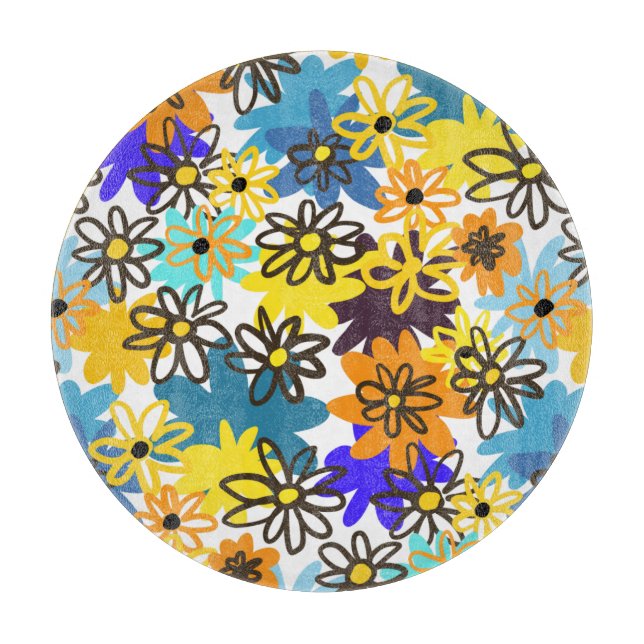 Tabla De Cortar Margaritas Placemat (Anverso)