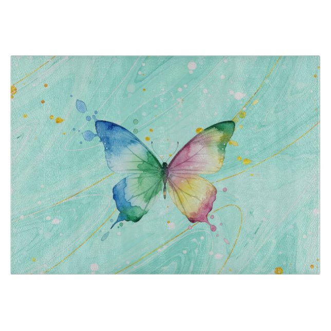 Tabla De Cortar Mariposa (Anverso)
