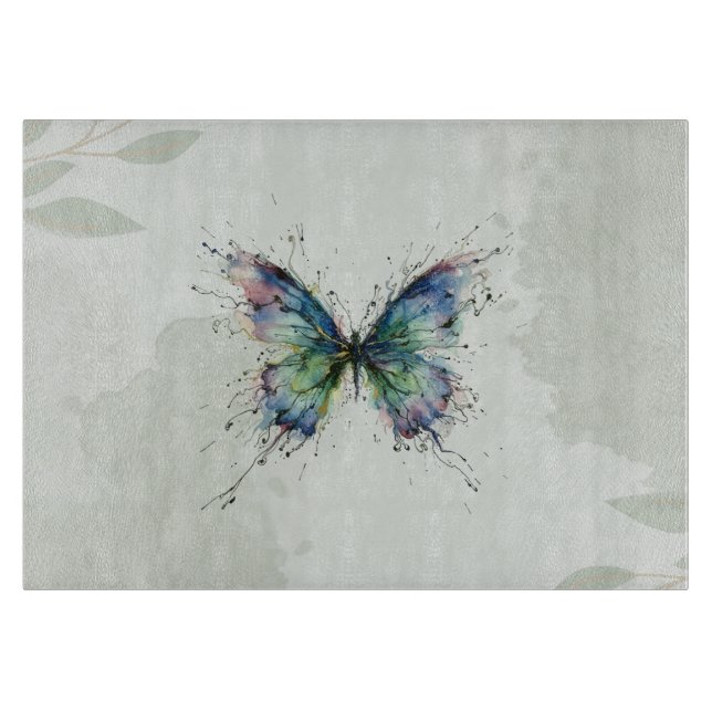 Tabla De Cortar Mariposa (Anverso)