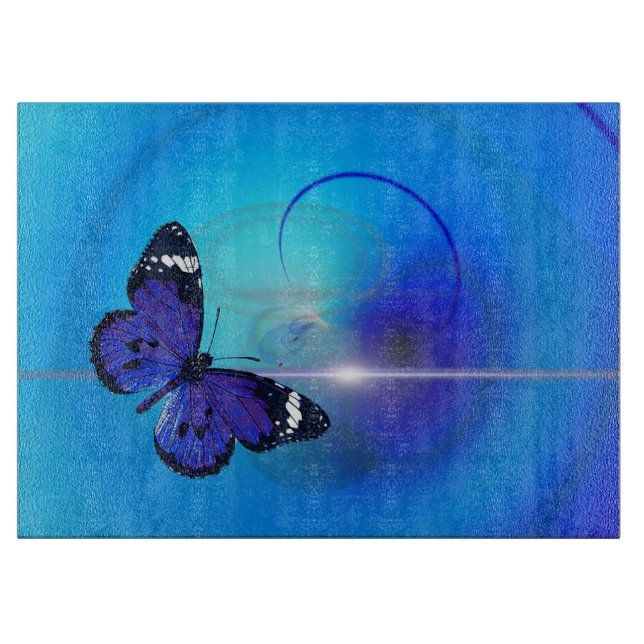 Tabla De Cortar Mariposa (Anverso)