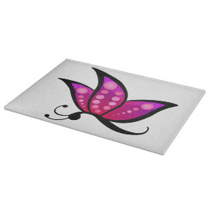 Tabla De Cortar Mariposa abstracta