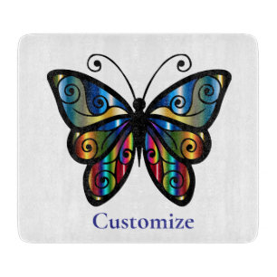 Tabla De Cortar Mariposa Colorida Thunder_Cove