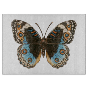Tabla De Cortar Mariposa de Blue Pansy