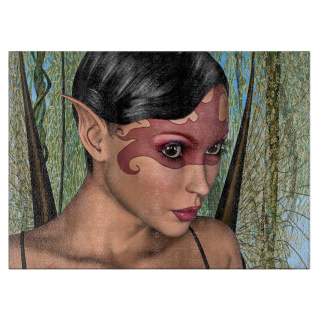 Tabla De Cortar Mariposa de hadas (Anverso)