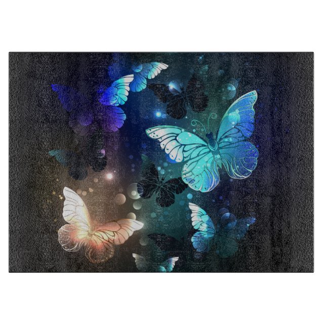 Tabla De Cortar Mariposa nocturna fluida (Anverso)