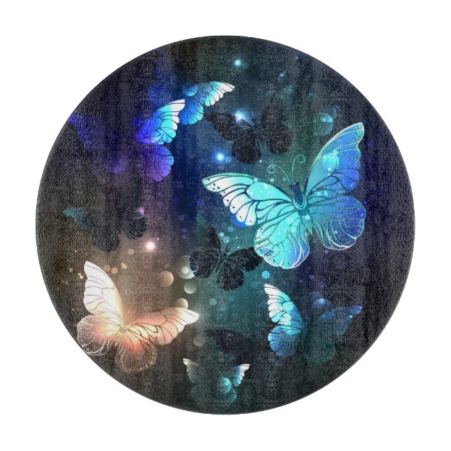Tabla De Cortar Mariposa nocturna fluida (Anverso)