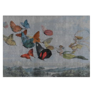 Tabla De Cortar Mariposa y hadas mariposas reina