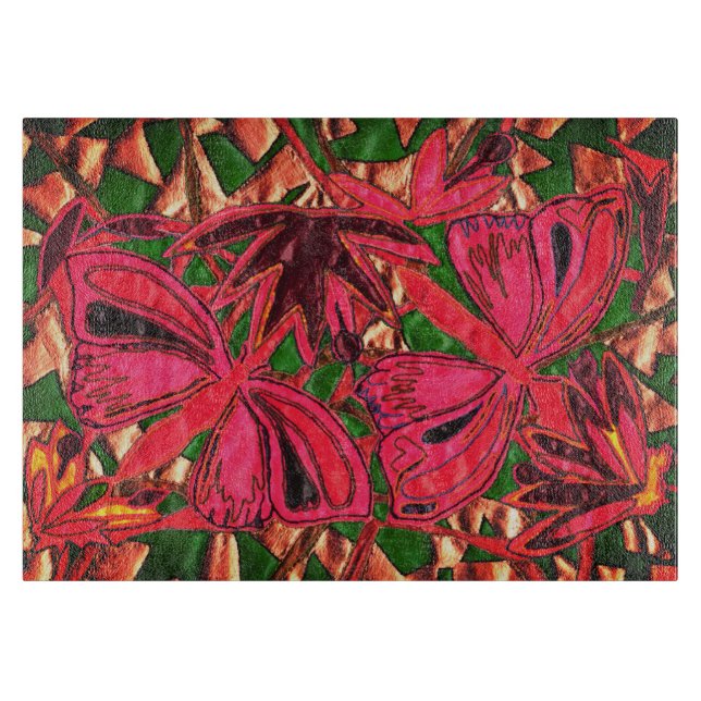 Tabla De Cortar Mariposas (Anverso)