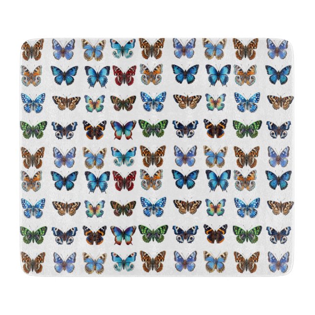 Tabla De Cortar Mariposas (Anverso)