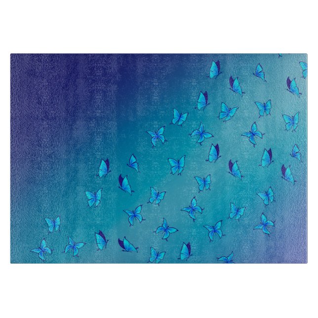 Tabla De Cortar Mariposas encantadas (Anverso)
