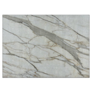 Tabla De Cortar Mármol blanco granito lujo textura natural