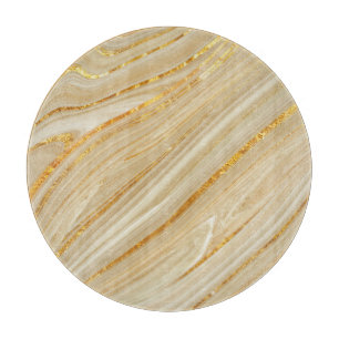 Tabla De Cortar Mármol dorado: fondo de textura de lujo.