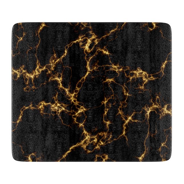 Tabla De Cortar Mármol elegante style3 - oro negro (Anverso)
