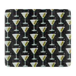 Tabla De Cortar Martini Cocktail Pattern