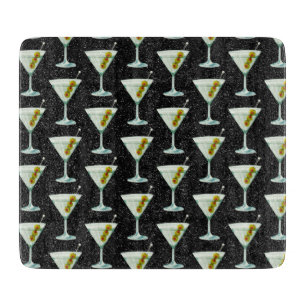 Tabla De Cortar Martini Cocktail Pattern