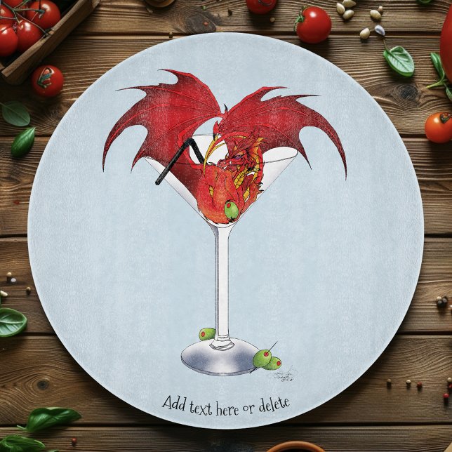 Tabla De Cortar Martini Fantasy Red Dragon (Subido por el creador)