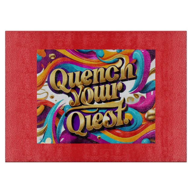 Tabla De Cortar "Más allá de las fronteras" (Anverso)