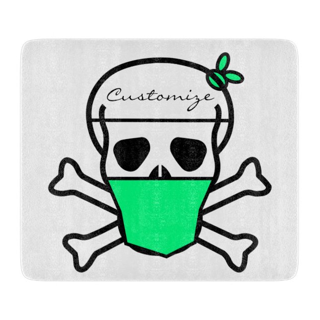 Tabla De Cortar Máscara de calavera Thunder_Cove (Anverso)