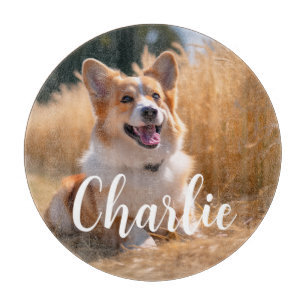 Tabla De Cortar Mascota personalizado Foto