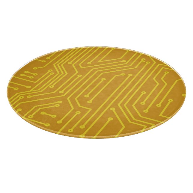 Tabla De Cortar Material informático abstracto (Borde)