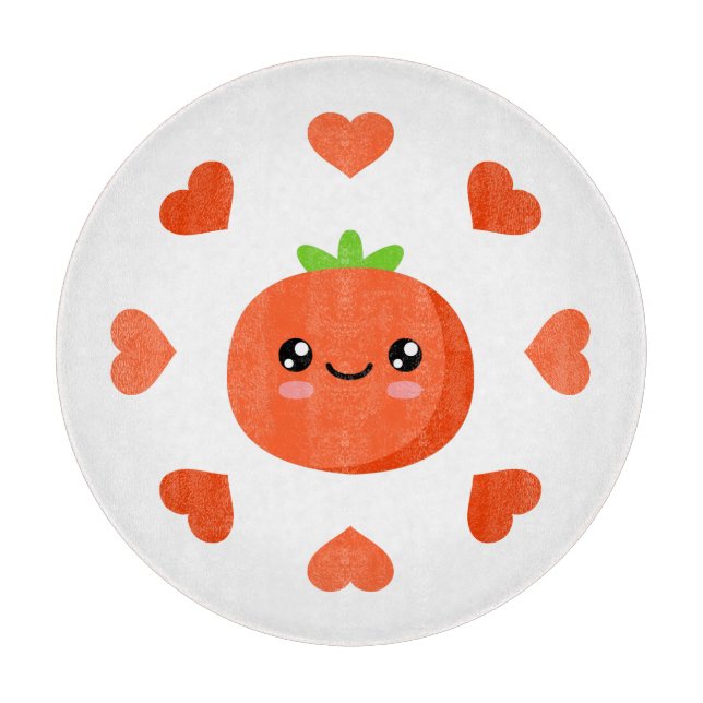 Tabla De Cortar Me encantan los tomates (Anverso)