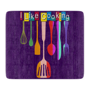 Tabla De Cortar Me Gusta Cocinar Cocina Retro
