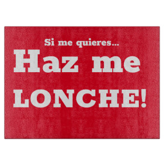 Tabla De Cortar ¿me quieres haz lonche?