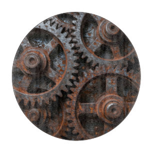 Tabla De Cortar Mecanismo Industrial Oxidado