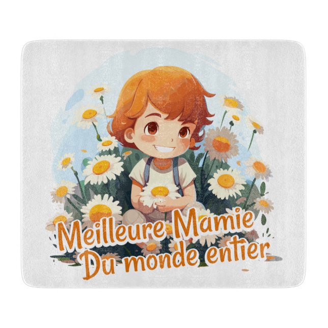 Tabla De Cortar Meilleure Mamie du monde entier (Anverso)