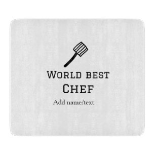 Tabla De Cortar Mejor chef del mundo añadir nombre de la cocina de