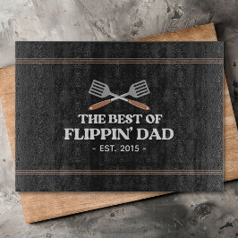 Tabla De Cortar Mejor Espátula de Papá Flippin Divertida Retro